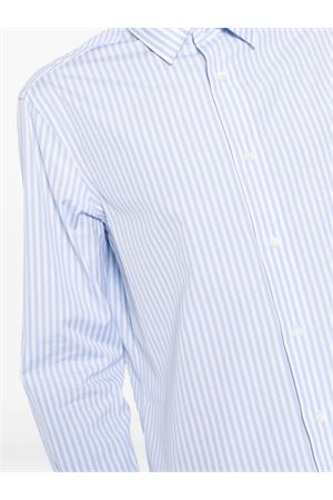 Camicia sartoriale a righe in cotone blu e bianco PAUL SMITH | M1R800PN0240440